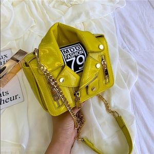 NEW * Mini Leather Jacket Bag *